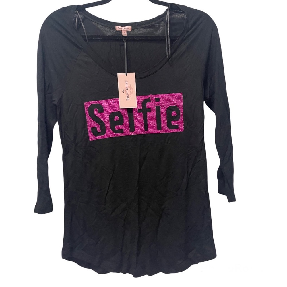 Juicy Couture Bling Long Sleeve Too in Size M